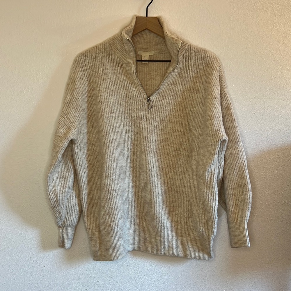 H&M 1/4 Zip Sweater
